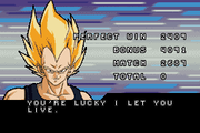 
Dragon Ball Z: Taiketsu | Game Boy Advance | gameplay screenshot | Data by MobyGames.com