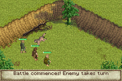 
The Lord of the Rings: The Fellowship of the Ring | Game Boy Advance | gameplay screenshot | Data by MobyGames.com