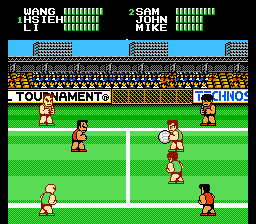 
Super Dodge Ball | NES | gameplay screenshot | Data by MobyGames.com