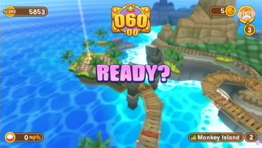 Super Monkey Ball: Banana Blitz | Wii | gameplay screenshot | region=North America | source-country= | zypher-v2 | moby-996e816cbd72 | Data by MobyGames.com