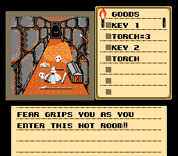 
Shadowgate | NES | gameplay screenshot | Data by MobyGames.com