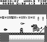 
Super Mario Land | Game Boy | gameplay screenshot | Data by MobyGames.com