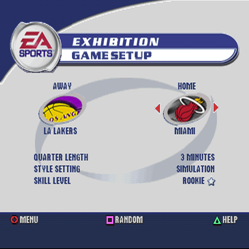 
NBA Live 2002 | PlayStation | gameplay screenshot | Region: North America | source-country= | Data by MobyGames.com