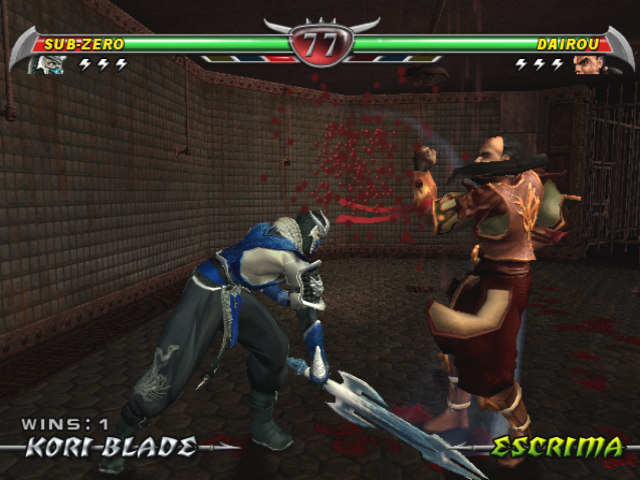 Mortal Kombat: Deception | PlayStation 2 | gameplay screenshot | region=North America | source-country= | zypher-v2 | moby-c3dcf83eeb03 | Data by MobyGames.com