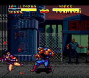 
Double Dragon V: The Shadow Falls | Genesis | gameplay screenshot | Data by MobyGames.com