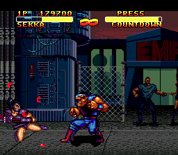 
Double Dragon V: The Shadow Falls | Genesis | gameplay screenshot | Data by MobyGames.com