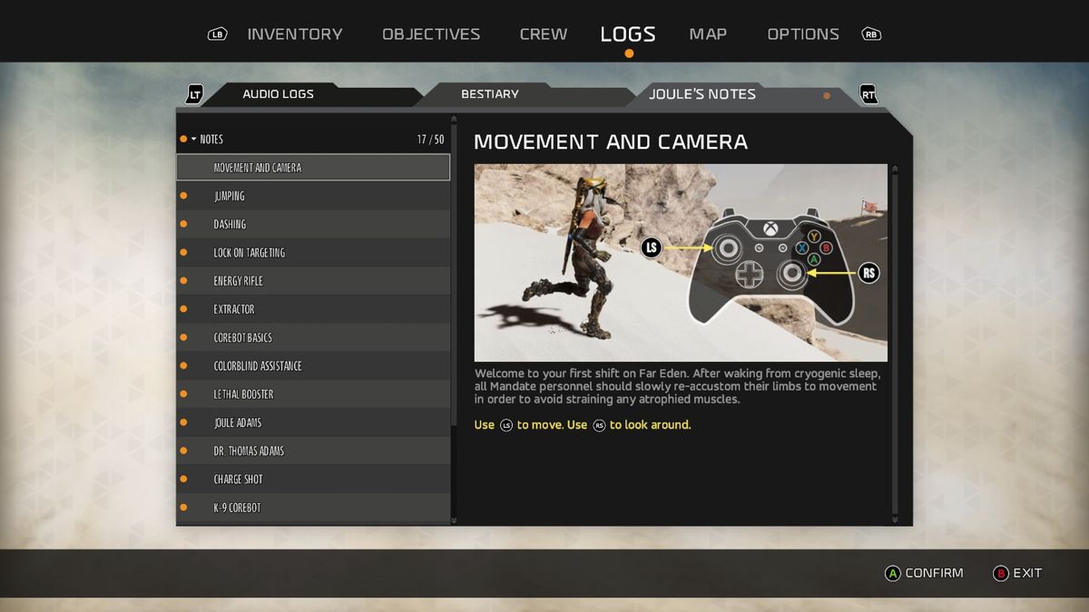 
ReCore | Xbox One | gameplay screenshot | Data by MobyGames.com