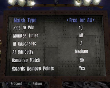 
WWE Crush Hour | PlayStation 2 | gameplay screenshot | Region: North America | source-country= | Data by MobyGames.com