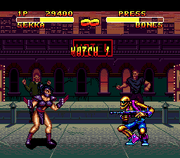 
Double Dragon V: The Shadow Falls | Genesis | gameplay screenshot | Data by MobyGames.com