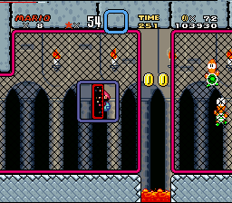 
Super Mario World | SNES | gameplay screenshot | Data by MobyGames.com
