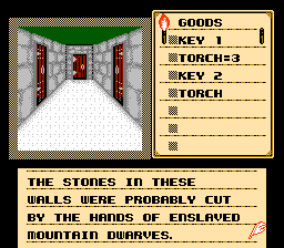 
Shadowgate | NES | gameplay screenshot | Data by MobyGames.com