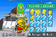 
The Simpsons: Road Rage | Game Boy Advance | gameplay screenshot | Data by MobyGames.com