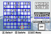 
Sudoku Fever | Game Boy Advance | gameplay screenshot | Data by MobyGames.com