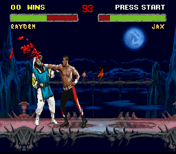 
Mortal Kombat II | SNES | gameplay screenshot | Data by MobyGames.com