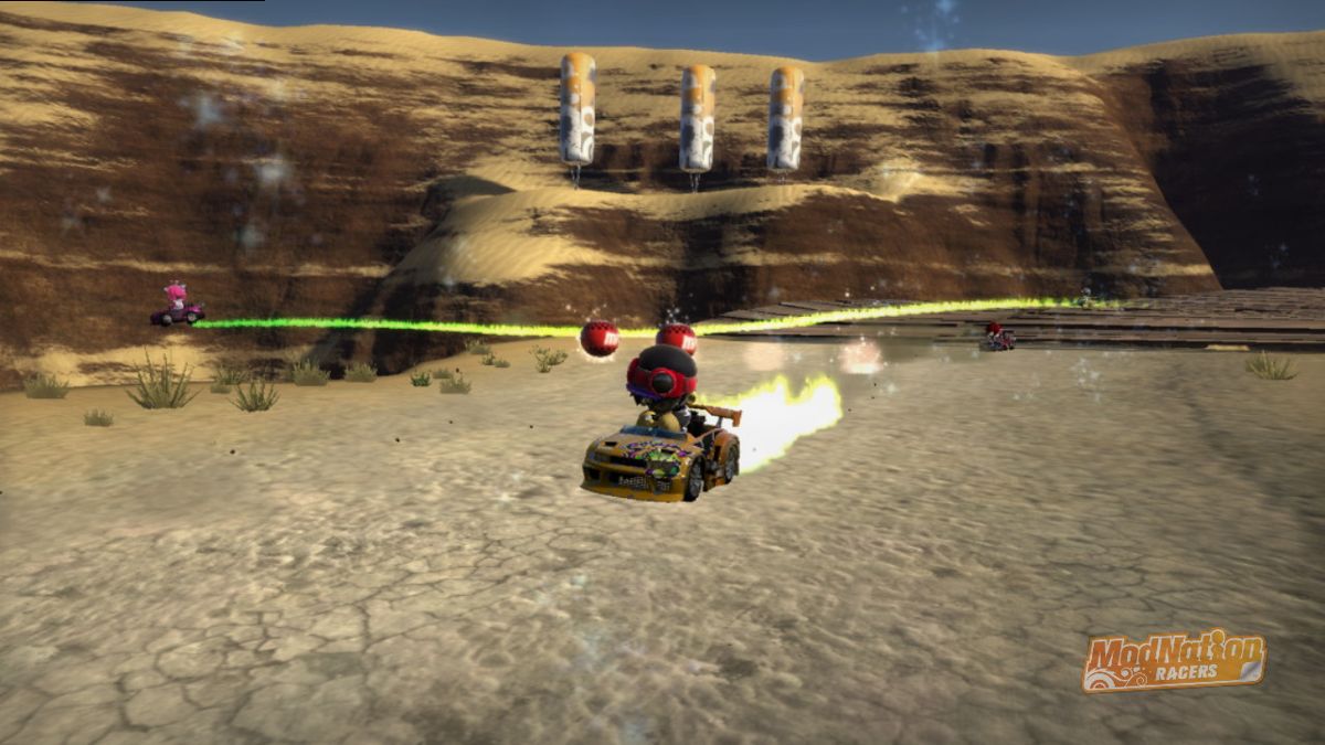 ModNation Racers | PlayStation 3 | gameplay screenshot | region=North America | source-country= | zypher-v2 | moby-c75e0eff8920 | Data by MobyGames.com
