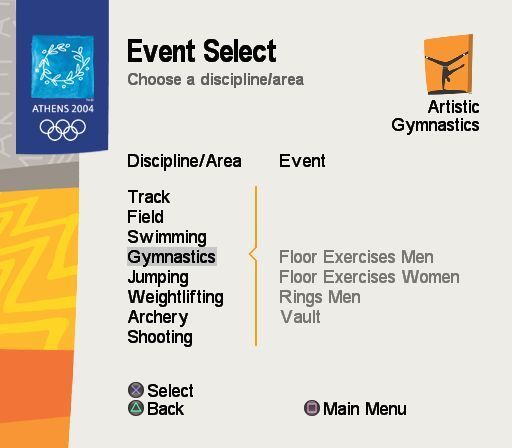 
Athens 2004 | PlayStation 2 | gameplay screenshot | Region: North America | source-country= | Data by MobyGames.com