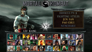 
Mortal Kombat: Unchained | PSP | gameplay screenshot | Data by MobyGames.com