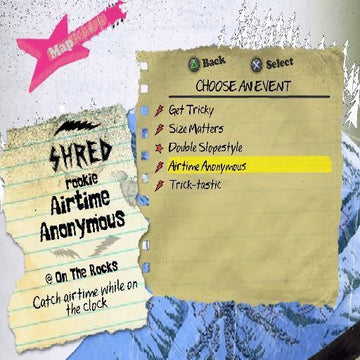 
SSX on Tour | PlayStation 2 | gameplay screenshot | Data by MobyGames.com