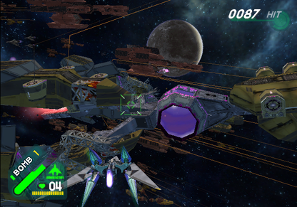 Star Fox Assault | GameCube | gameplay screenshot | region=North America | source-country= | zypher-v2 | moby-541ed239ffea | Data by MobyGames.com