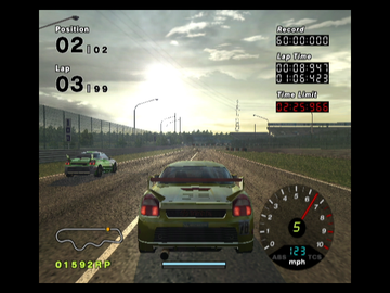 
R:Racing Evolution | GameCube | gameplay screenshot | Data by MobyGames.com
