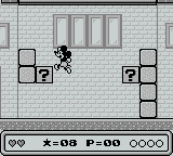 Mickey's Dangerous Chase | Game Boy | gameplay screenshot | region=North America | source-country= | zypher-v2 | moby-4ee7c6e2f295 | Data by MobyGames.com
