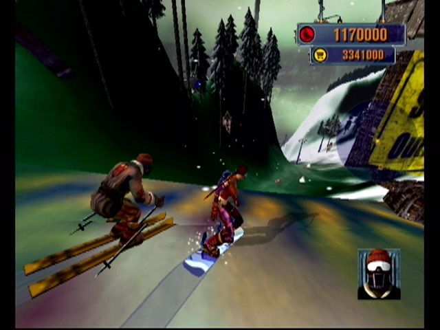 
Dark Summit | GameCube | gameplay screenshot | Data by MobyGames.com