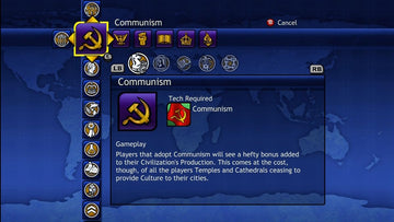 Sid Meier's Civilization: Revolution | Xbox 360 | gameplay screenshot | region=North America | source-country= | zypher-v2 | moby-0c176688b19b | Data by MobyGames.com