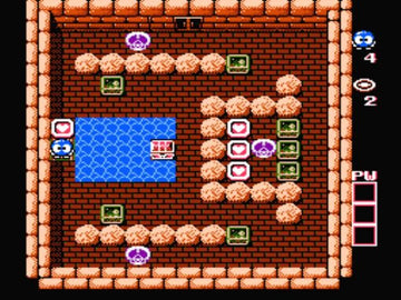
Adventures of Lolo | NES | gameplay screenshot | Data by MobyGames.com
