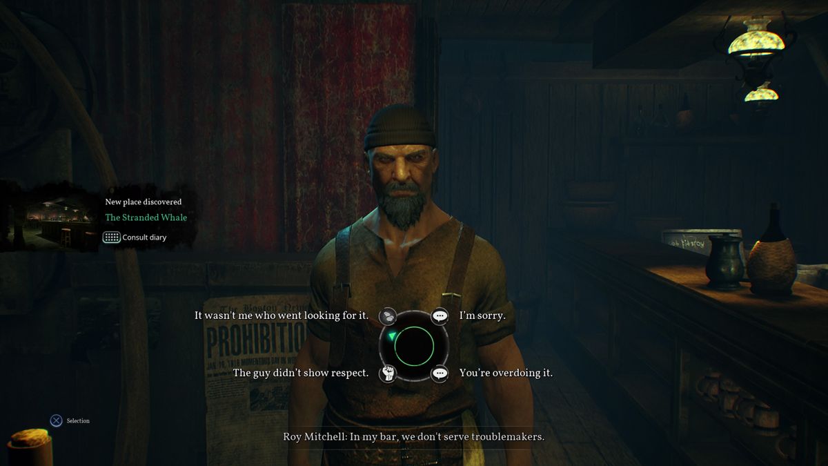 
Call of Cthulhu | PlayStation 4 | gameplay screenshot | Region: North America | source-country= | Data by MobyGames.com