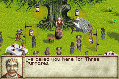 
The Lord of the Rings: The Fellowship of the Ring | Game Boy Advance | gameplay screenshot | Data by MobyGames.com