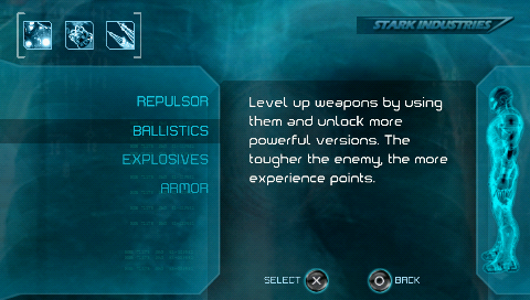 
Iron Man | PSP | gameplay screenshot | Data by MobyGames.com
