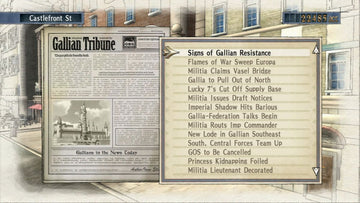 Valkyria Chronicles | PlayStation 3 | gameplay screenshot | region=North America | source-country= | zypher-v2 | moby-bb4f6633db12 | Data by MobyGames.com