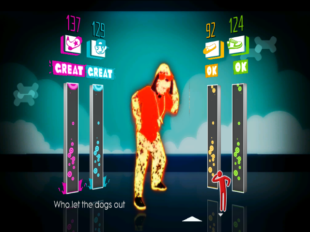 Just Dance | Wii | gameplay screenshot | region=North America | source-country= | zypher-v2 | moby-fcd9ba8e15a8 | Data by MobyGames.com