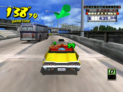
Crazy Taxi | GameCube | gameplay screenshot | Data by MobyGames.com