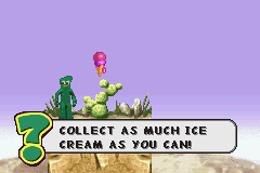 
Gumby vs. the Astrobots | Game Boy Advance | gameplay screenshot | Data by MobyGames.com