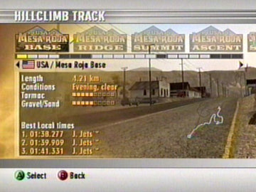 RalliSport Challenge 2 | Xbox | gameplay screenshot | region=North America | source-country= | zypher-v2 | moby-5d7ea0ed770a | Data by MobyGames.com
