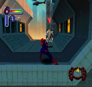 
Spider-Man | PlayStation | gameplay screenshot | Region: North America | source-country= | Data by MobyGames.com