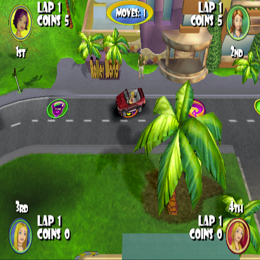 
Mary-Kate and Ashley: Sweet 16 - Licensed to Drive | PlayStation 2 | gameplay screenshot | Data by MobyGames.com