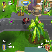 
Mary-Kate and Ashley: Sweet 16 - Licensed to Drive | PlayStation 2 | gameplay screenshot | Data by MobyGames.com