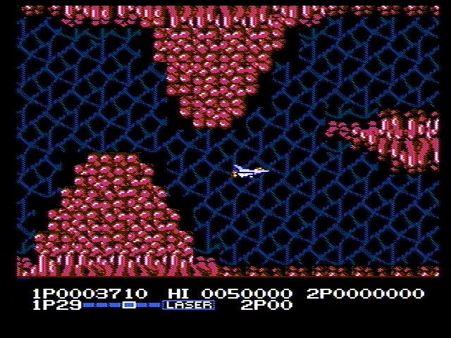 Life Force | NES | gameplay screenshot | Data by MobyGames.com