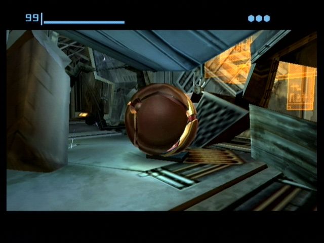 Metroid Prime | GameCube | gameplay screenshot | region=North America | source-country= | zypher-v2 | moby-cd53338d8b8a | Data by MobyGames.com