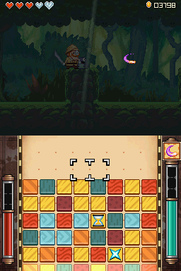 Henry Hatsworth in the Puzzling Adventure | Nintendo DS | gameplay screenshot | Data by MobyGames.com