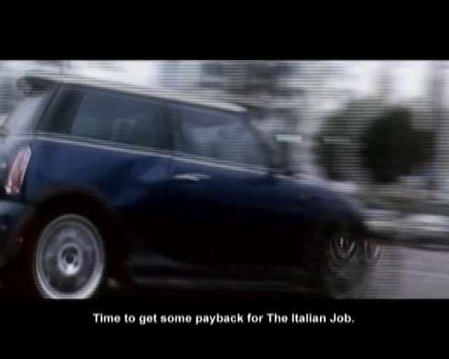 The Italian Job | PlayStation 2 | gameplay screenshot | region=North America | source-country= | zypher-v2 | moby-08608f3b6940 | Data by MobyGames.com