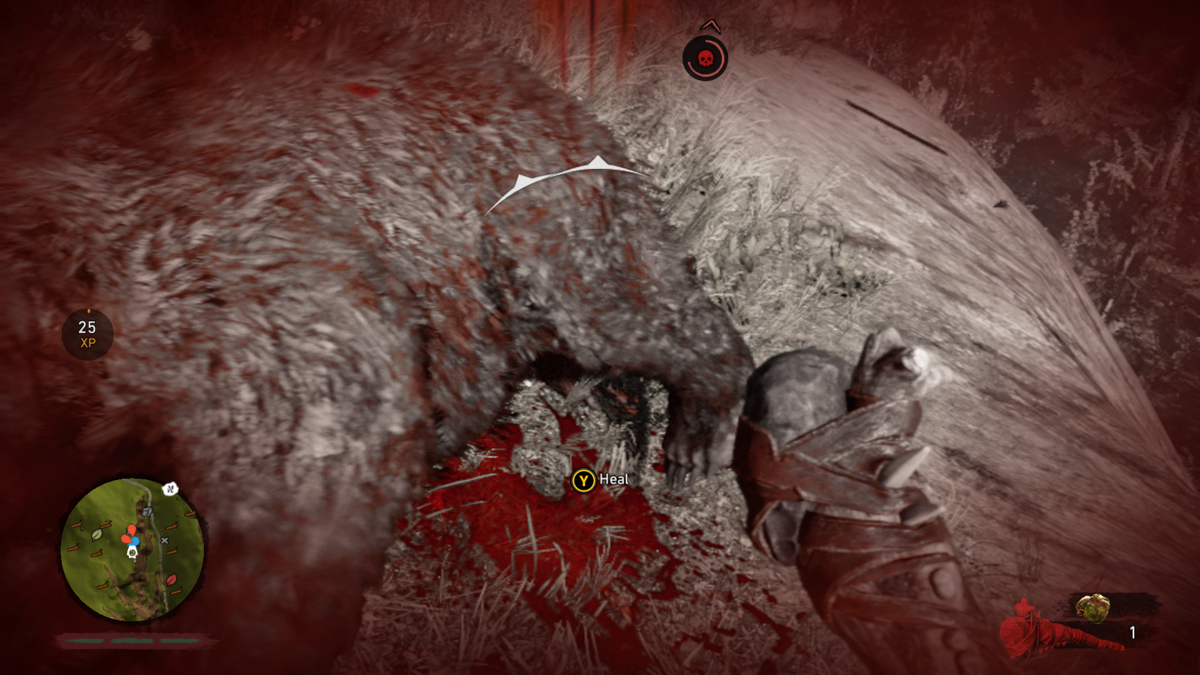 Far Cry: Primal | Xbox One | gameplay screenshot | Region: North America | source-country= | Data by MobyGames.com