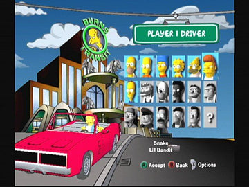 
The Simpsons: Road Rage | GameCube | gameplay screenshot | Data by MobyGames.com
