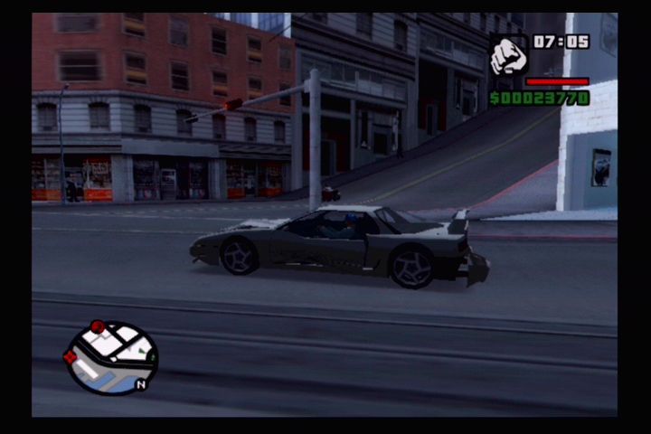 Grand Theft Auto: San Andreas | PlayStation 2 | gameplay screenshot | region=North America | source-country= | zypher-v2 | moby-351753cae464 | Data by MobyGames.com