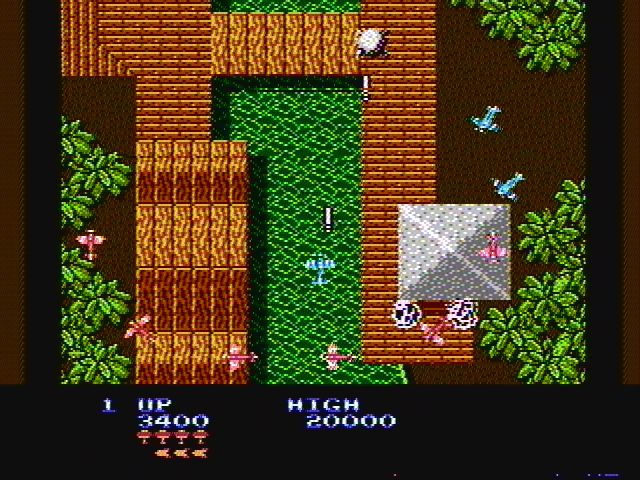 
Sky Shark | NES | gameplay screenshot | Data by MobyGames.com