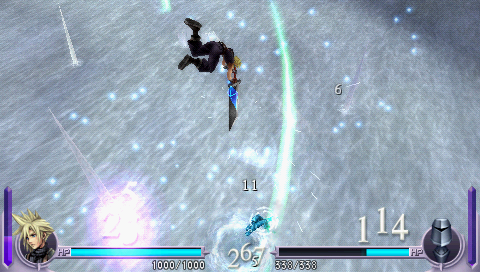 Dissidia: Final Fantasy | PSP | gameplay screenshot | moby-c1998454503f | Data by MobyGames.com