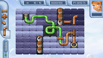 
Pipe Mania | PSP | gameplay screenshot | Data by MobyGames.com