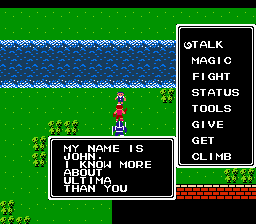 
Exodus: Ultima III | NES | gameplay screenshot | Data by MobyGames.com